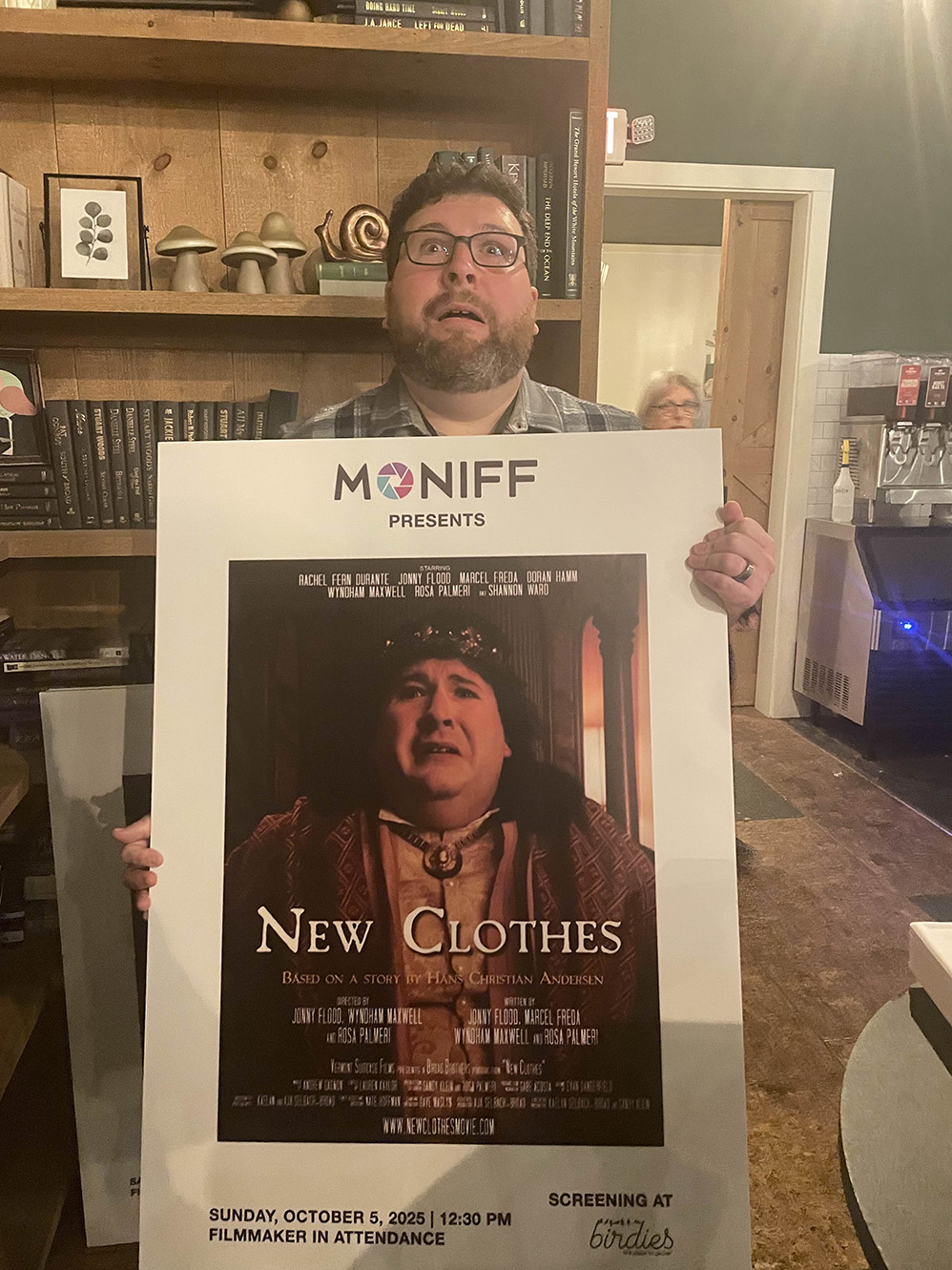 Dory and Wyndham at the Vermont Film Festival